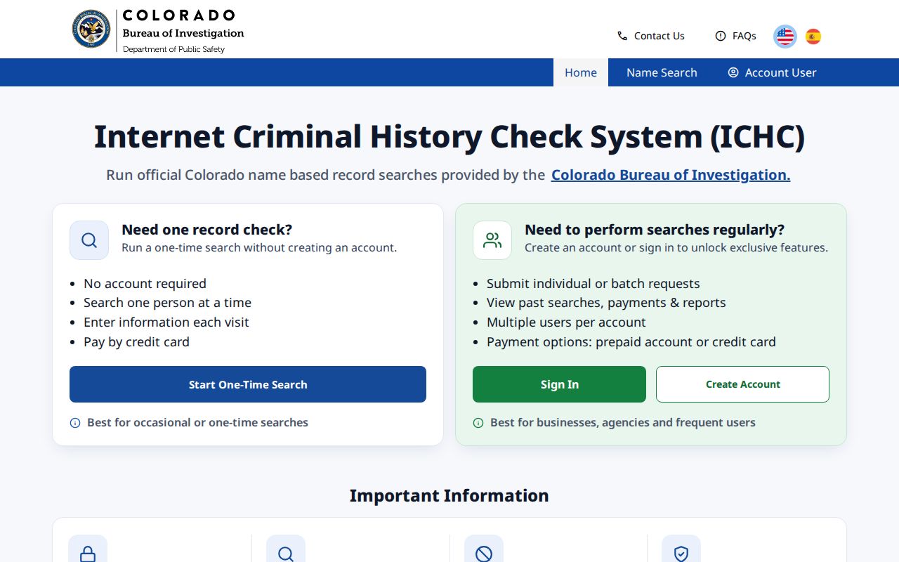 Jackson County arrest lookup CBI ICHC search