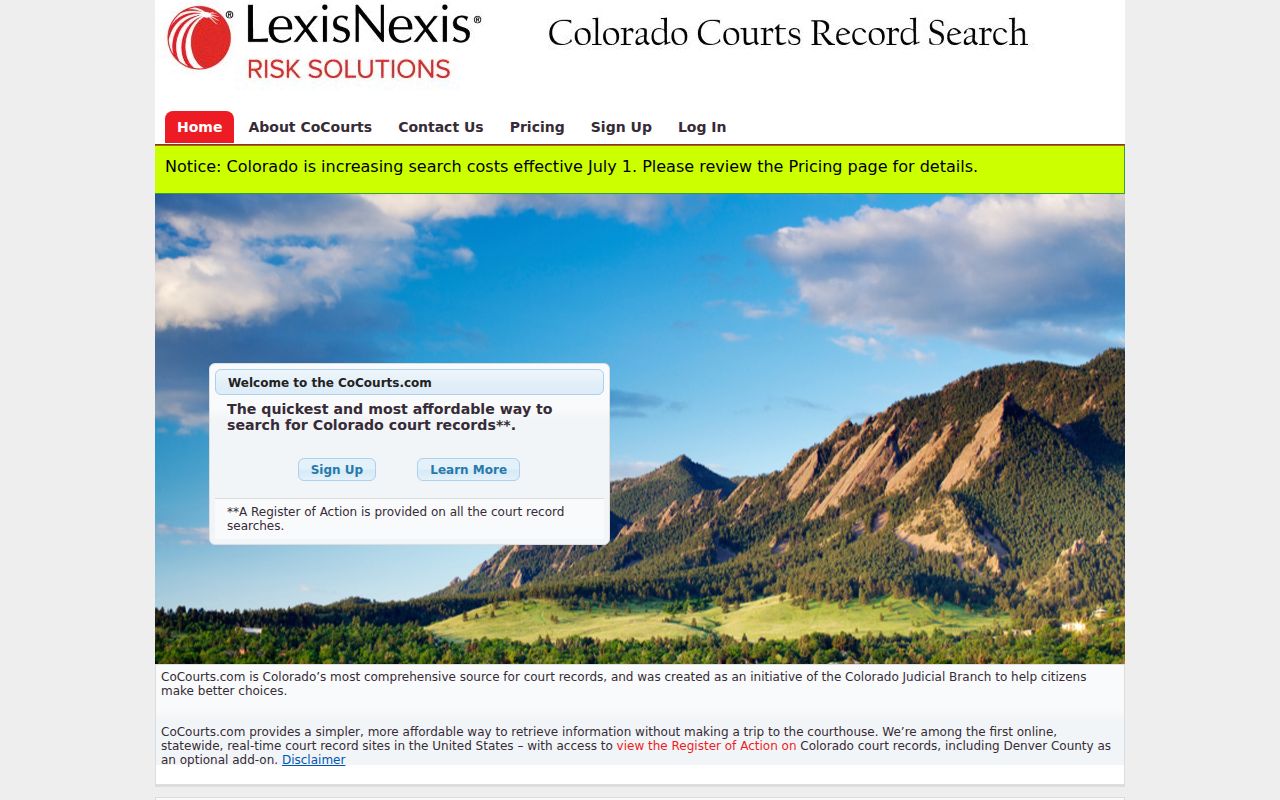 Jackson County criminal court cases CoCourts search