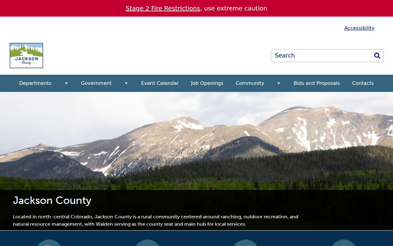 Jackson County criminal history county government page